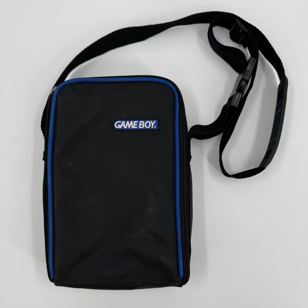 Nintendo Game Boy Carrying Case Unisex OS Black Blue Retro Crossbody Travel Bag